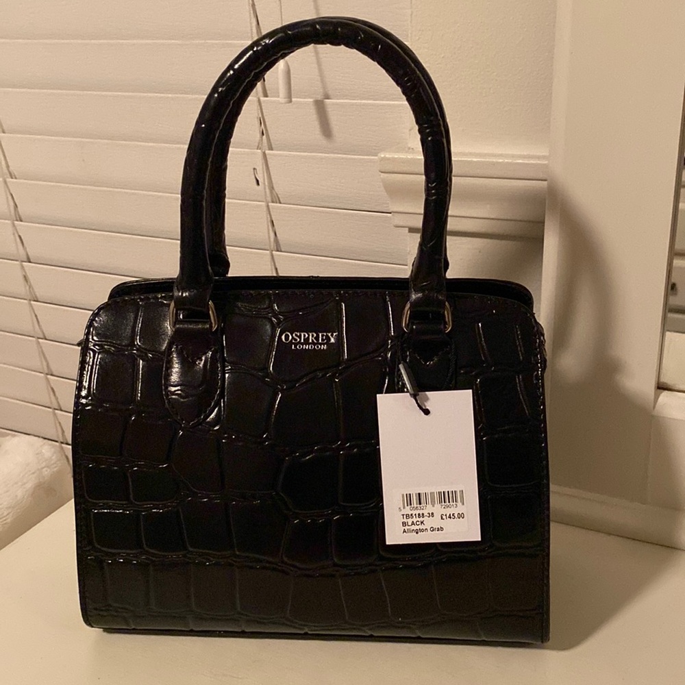 Leather grab bag